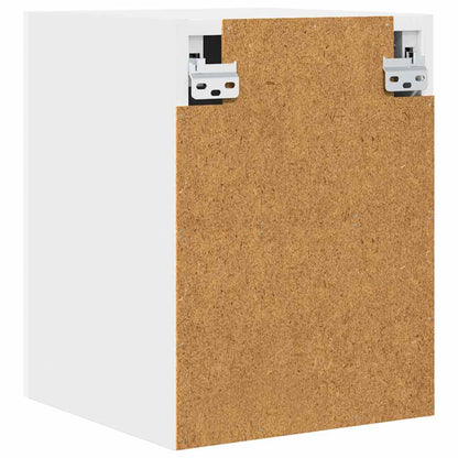 Závěsná Skříňka 2 Pcs Bílá Kompozitní Dřevo