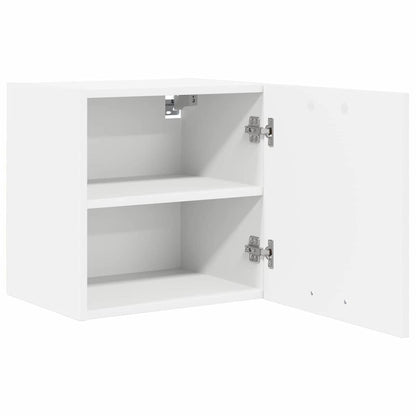 Závěsná Skříňka 2 Pcs Bílá Kompozitní Dřevo