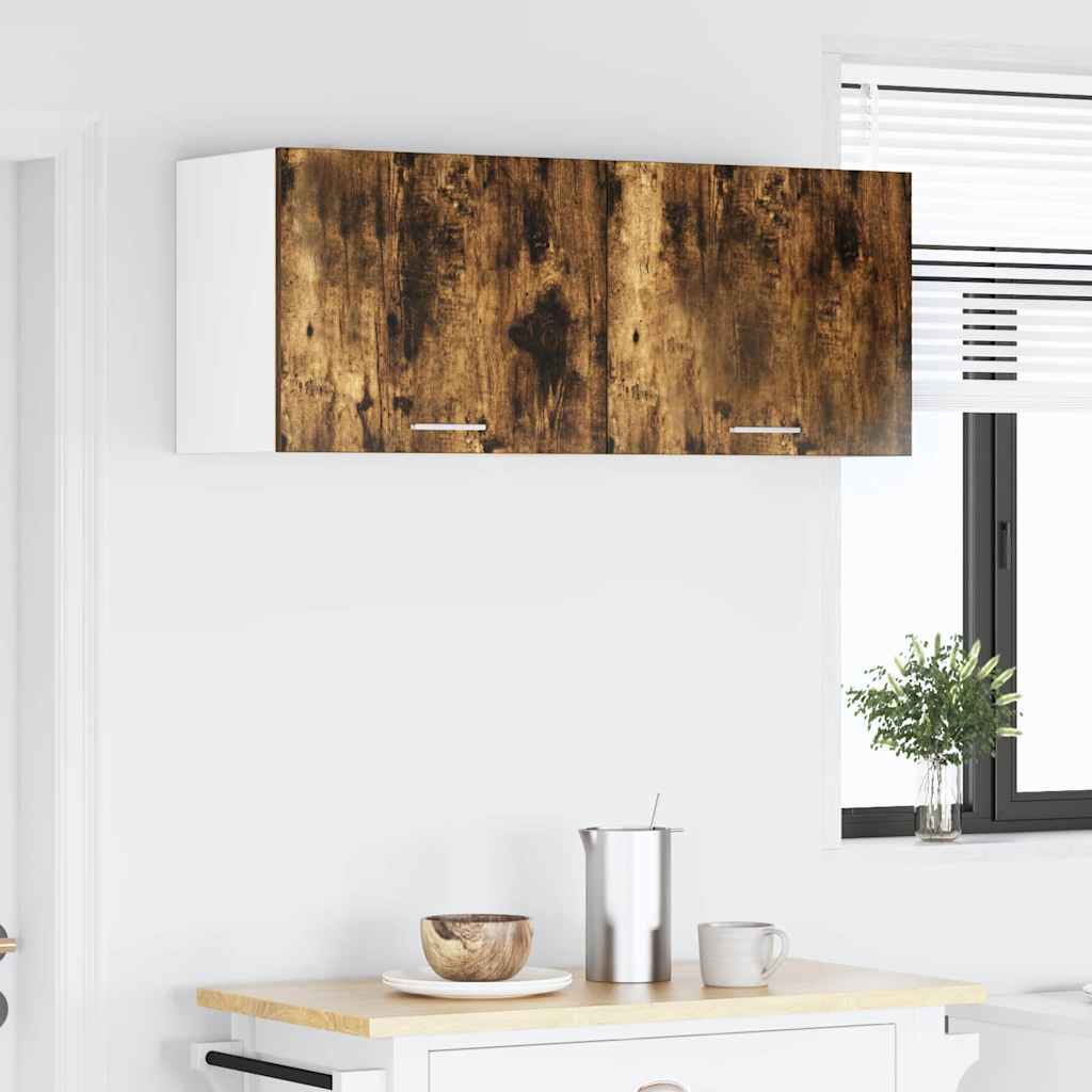 Závěsná Skříňka Uzený Dub A Bílá 50 X 31 X 40 Cm