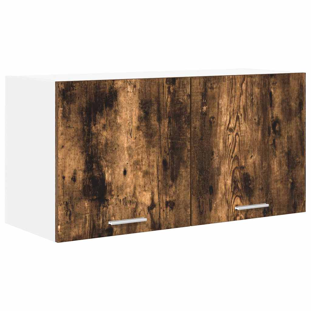 Závěsná Skříňka Kouřový Dub 80 X 31 X 40 Cm Kompozitní Dřevo