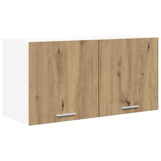 Závěsná Skříňka Artisanový Dub 80 X 31 X 40 Cm Kompozitní Dřevo