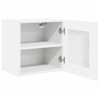 Závěsná Skříňka 2 Pcs Bílá Kompozitní Dřevo