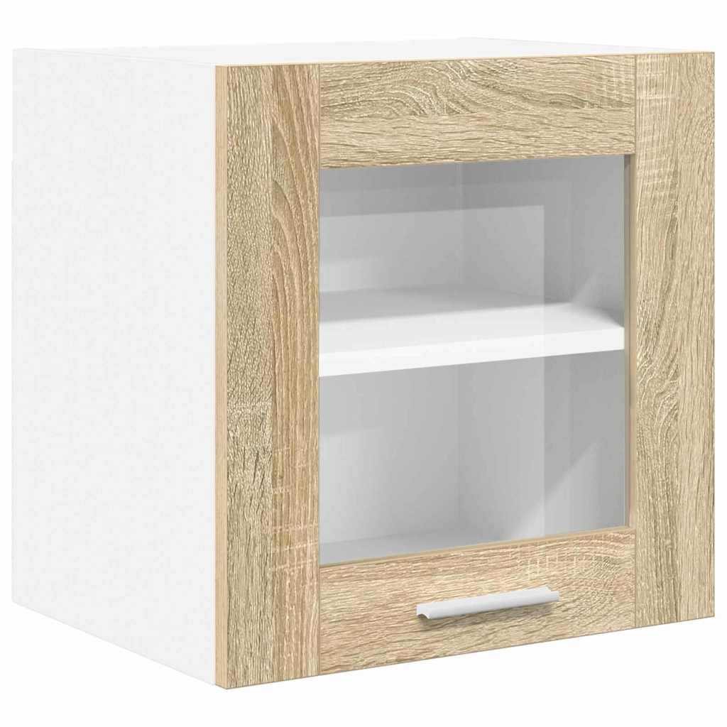 Závěsná Skříňka 2 Pcs Sonoma Dub Kompozitní Dřevo