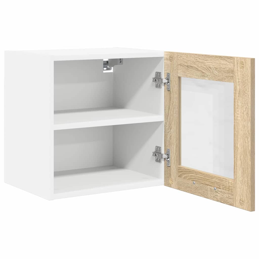 Závěsná Skříňka 2 Pcs Sonoma Dub Kompozitní Dřevo