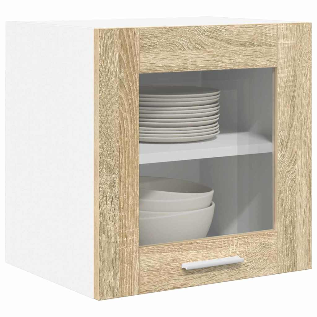Závěsná Skříňka 2 Pcs Sonoma Dub Kompozitní Dřevo