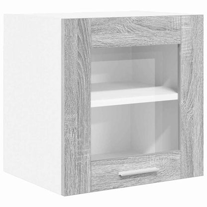 Závěsná Skříňka 2 Pcs Šedá Sonoma Kompozitní Dřevo