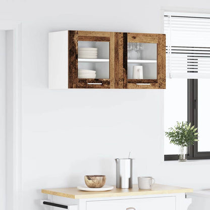 Závěsná Skříňka 2 Pcs Staré Dřevo Kompozitní Dřevo