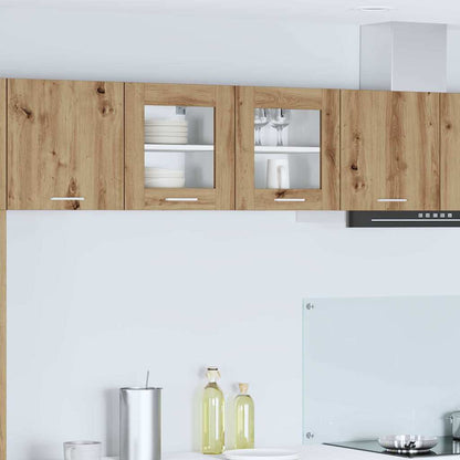Závěsná Skříňka 2 Pcs Artisanový Dub Kompozitní Dřevo