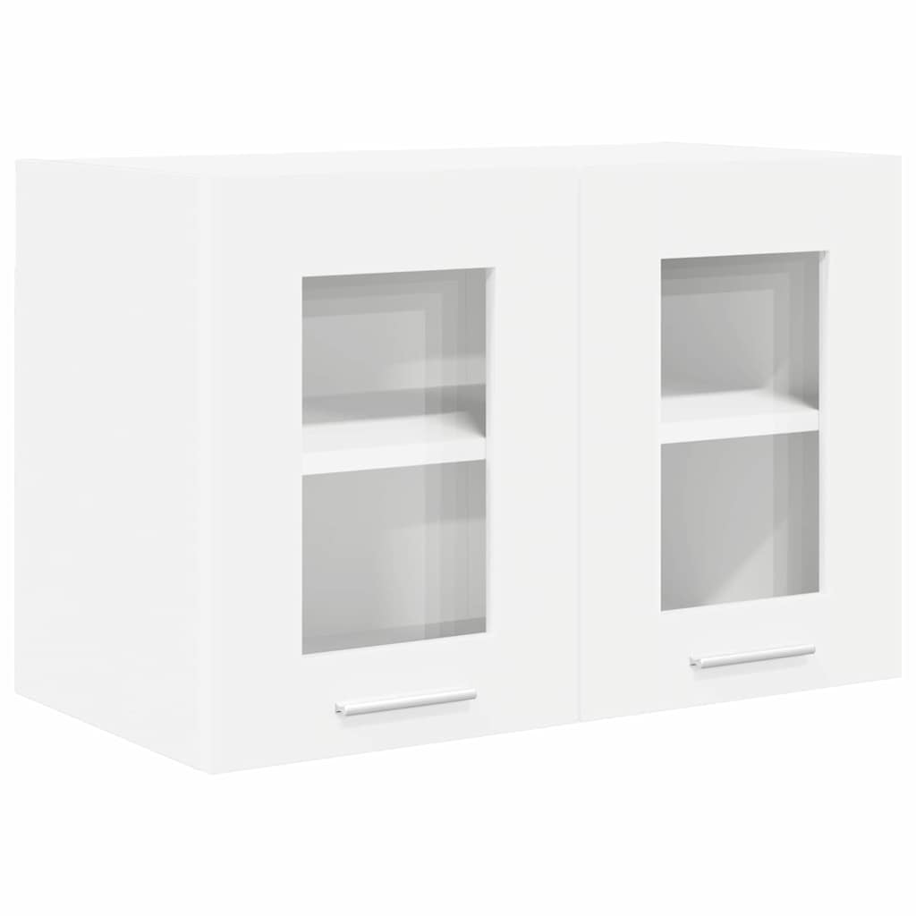 Závěsná Skříňka 2 Pcs Bílá Kompozitní Dřevo