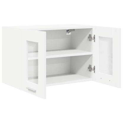 Závěsná Skříňka 2 Pcs Bílá Kompozitní Dřevo