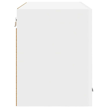 Závěsná Skříňka 2 Pcs Bílá Kompozitní Dřevo