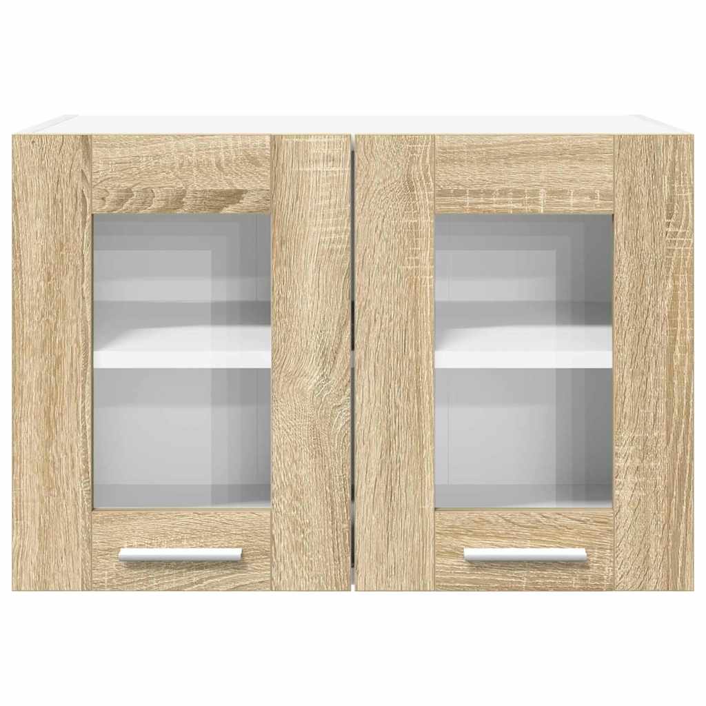 Závěsná Skříňka 2 Pcs Sonoma Dub Kompozitní Dřevo