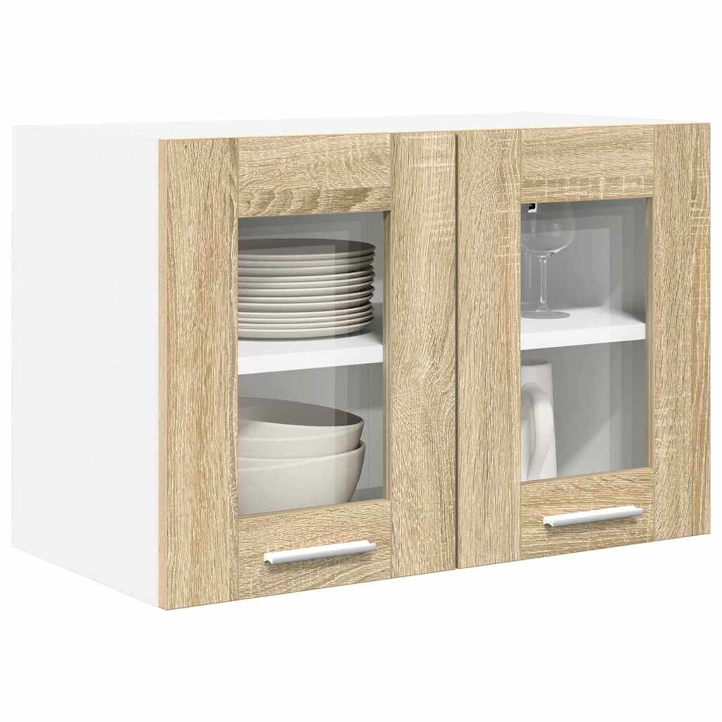 Závěsná Skříňka 2 Pcs Sonoma Dub Kompozitní Dřevo