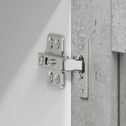 Závěsná Skříňka 2 Pcs Betonově Šedá Kompozitní Dřevo