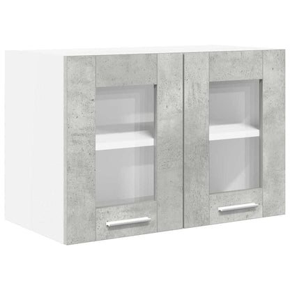 Závěsná Skříňka 2 Pcs Betonově Šedá Kompozitní Dřevo