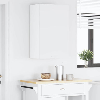 Závěsná Skříňka Bílá 50 X 31 X 80 Cm Kompozitní Dřevo