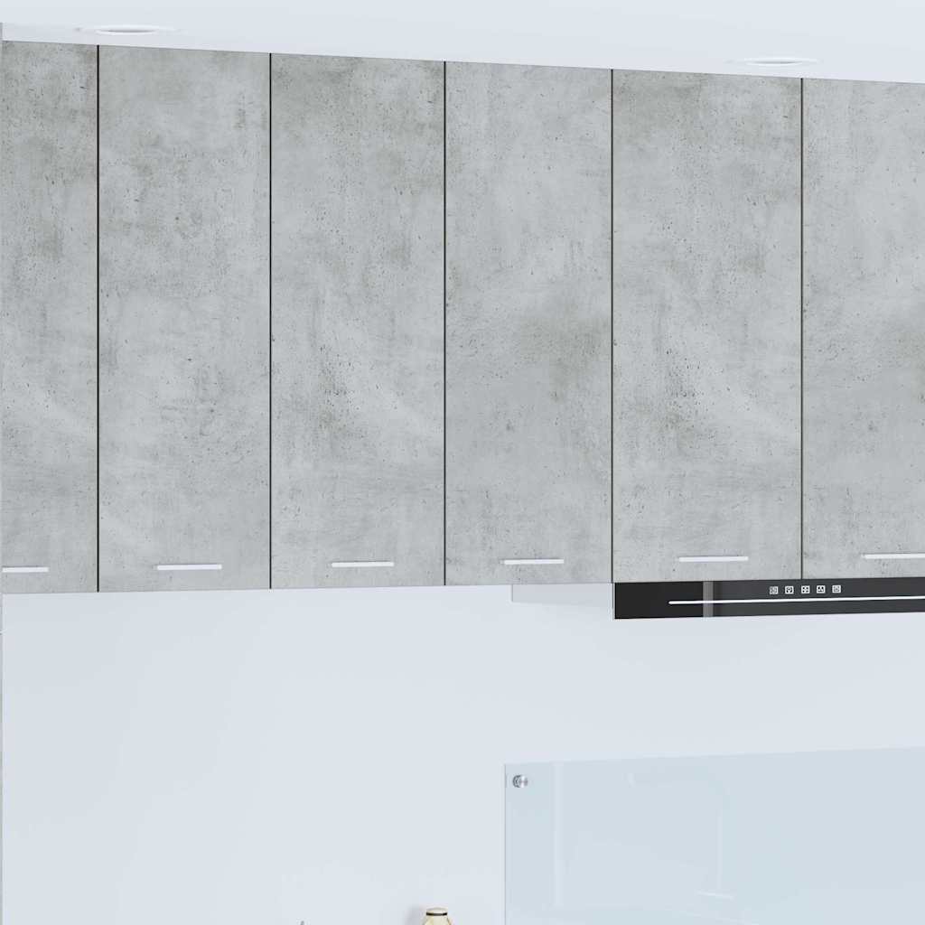 Závěsná Skříňka Betonově Šedá 60 X 31 X 80 Cm Kompozitní Dřevo
