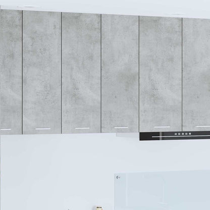 Závěsná Skříňka Betonově Šedá 60 X 31 X 80 Cm Kompozitní Dřevo