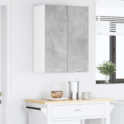 Závěsná Skříňka Betonově Šedá 60 X 31 X 80 Cm Kompozitní Dřevo