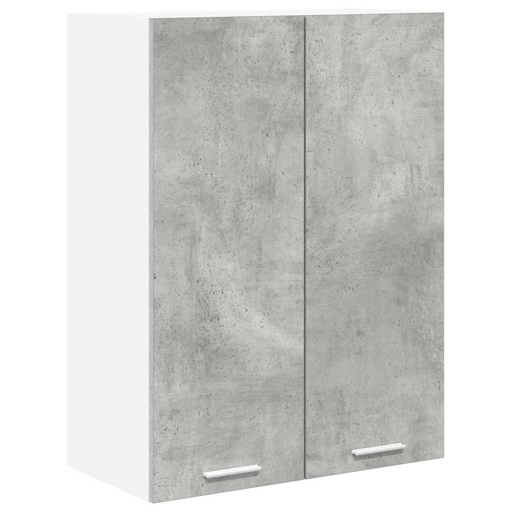 Závěsná Skříňka Betonově Šedá 60 X 31 X 80 Cm Kompozitní Dřevo