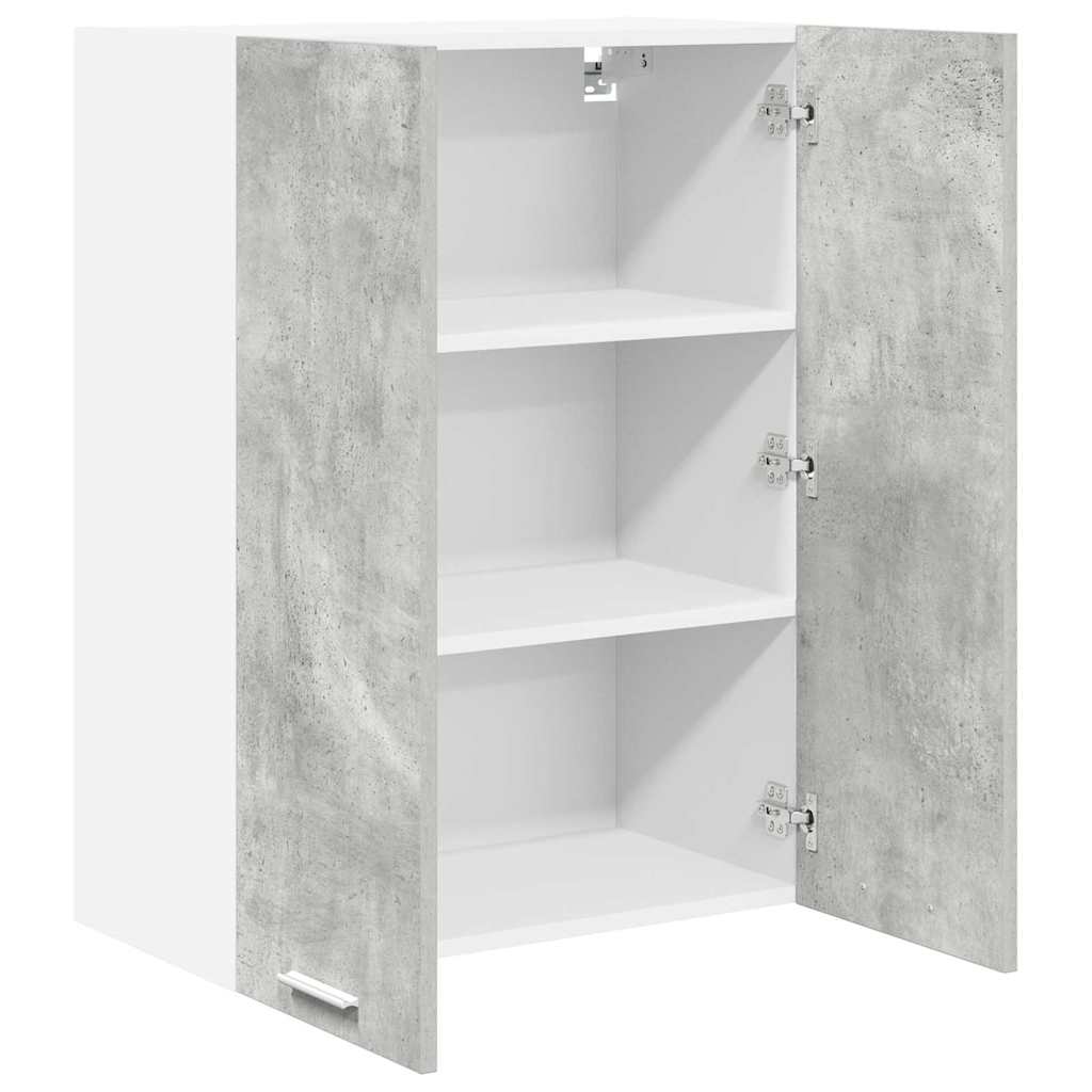 Závěsná Skříňka Betonově Šedá 60 X 31 X 80 Cm Kompozitní Dřevo