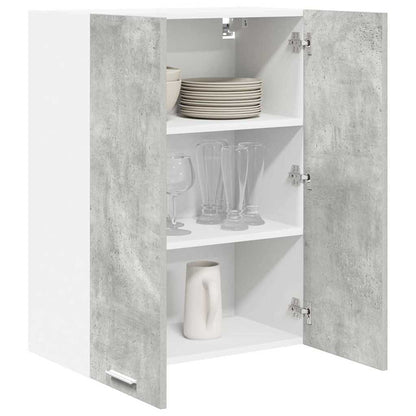 Závěsná Skříňka Betonově Šedá 60 X 31 X 80 Cm Kompozitní Dřevo