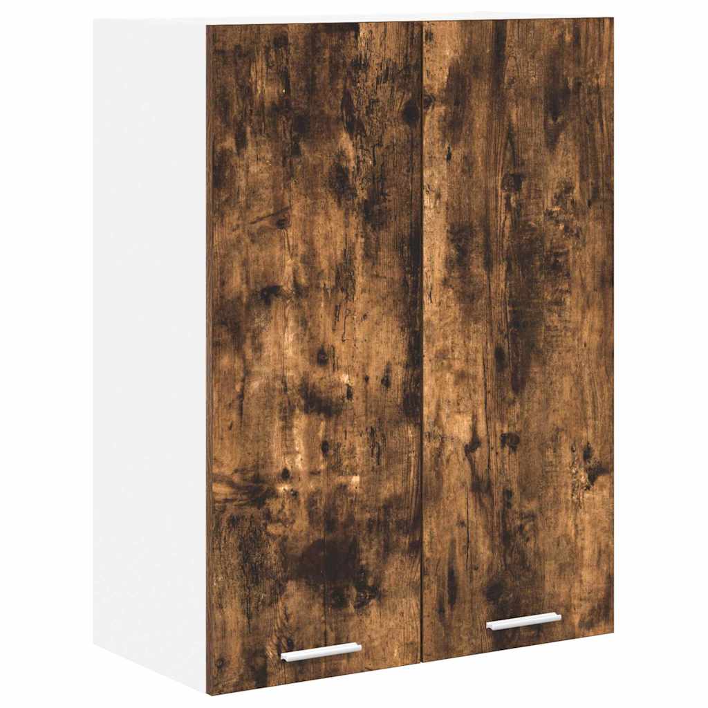 Závěsná Skříňka Kouřový Dub 60 X 31 X 80 Cm Kompozitní Dřevo