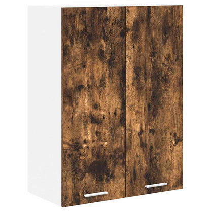 Závěsná Skříňka Kouřový Dub 60 X 31 X 80 Cm Kompozitní Dřevo