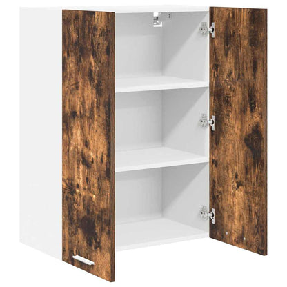 Závěsná Skříňka Kouřový Dub 60 X 31 X 80 Cm Kompozitní Dřevo