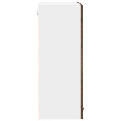 Závěsná Skříňka Kouřový Dub 60 X 31 X 80 Cm Kompozitní Dřevo
