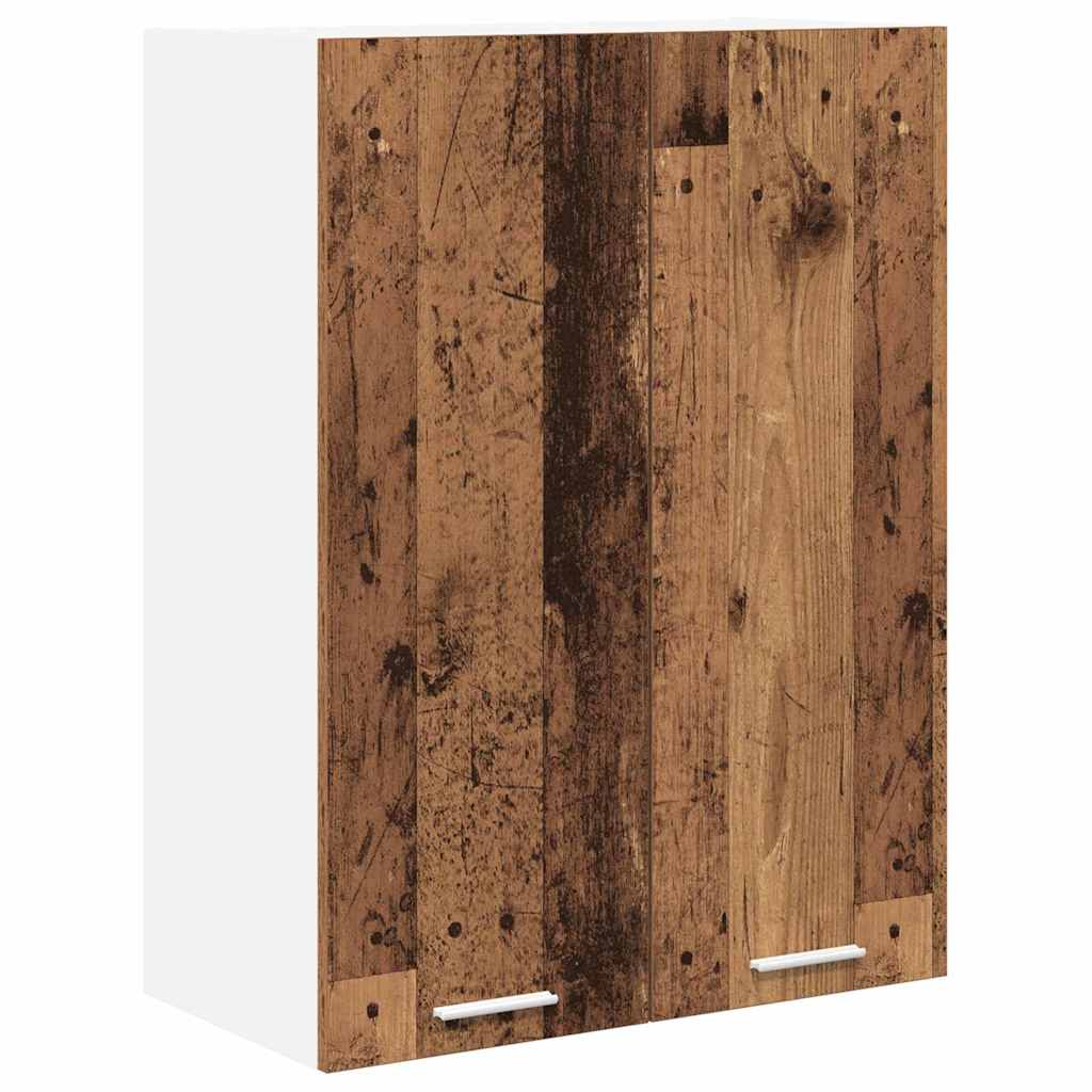 Závěsná Skříňka Staré Dřevo 60 X 31 X 80 Cm Kompozitní Dřevo