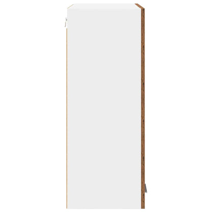 Závěsná Skříňka Staré Dřevo 60 X 31 X 80 Cm Kompozitní Dřevo