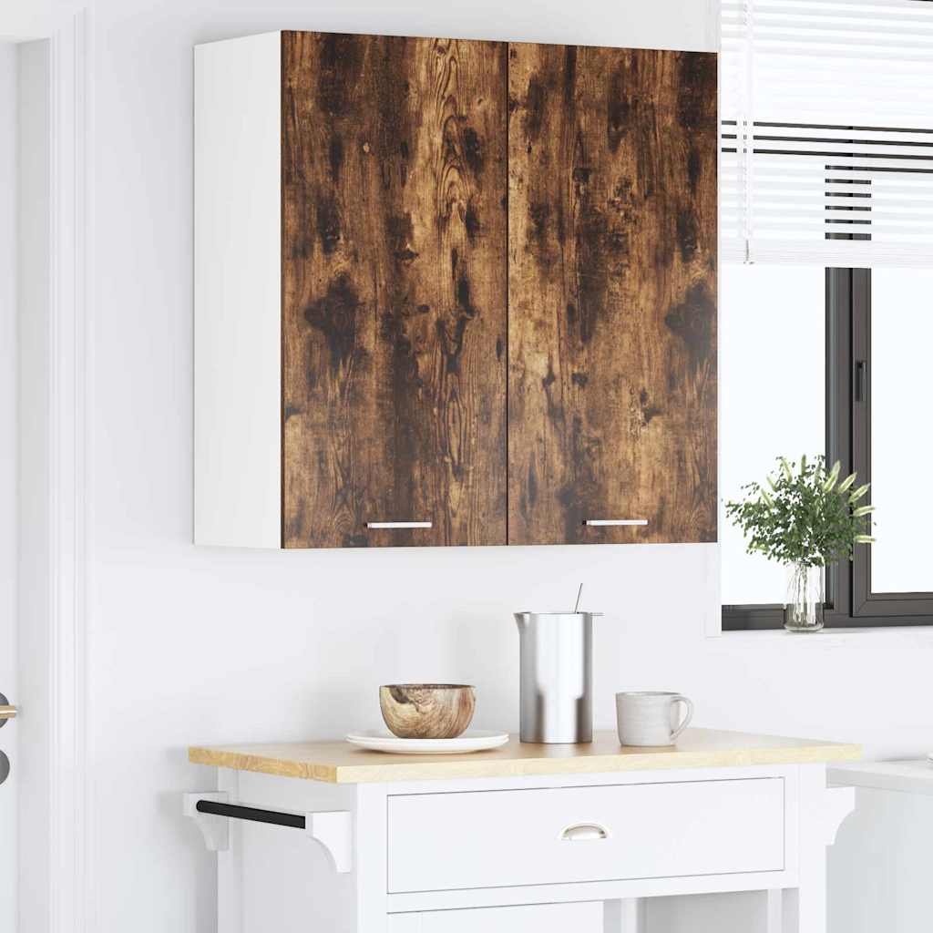 Závěsná Skříňka Kouřový Dub 80 X 31 X 80 Cm Kompozitní Dřevo