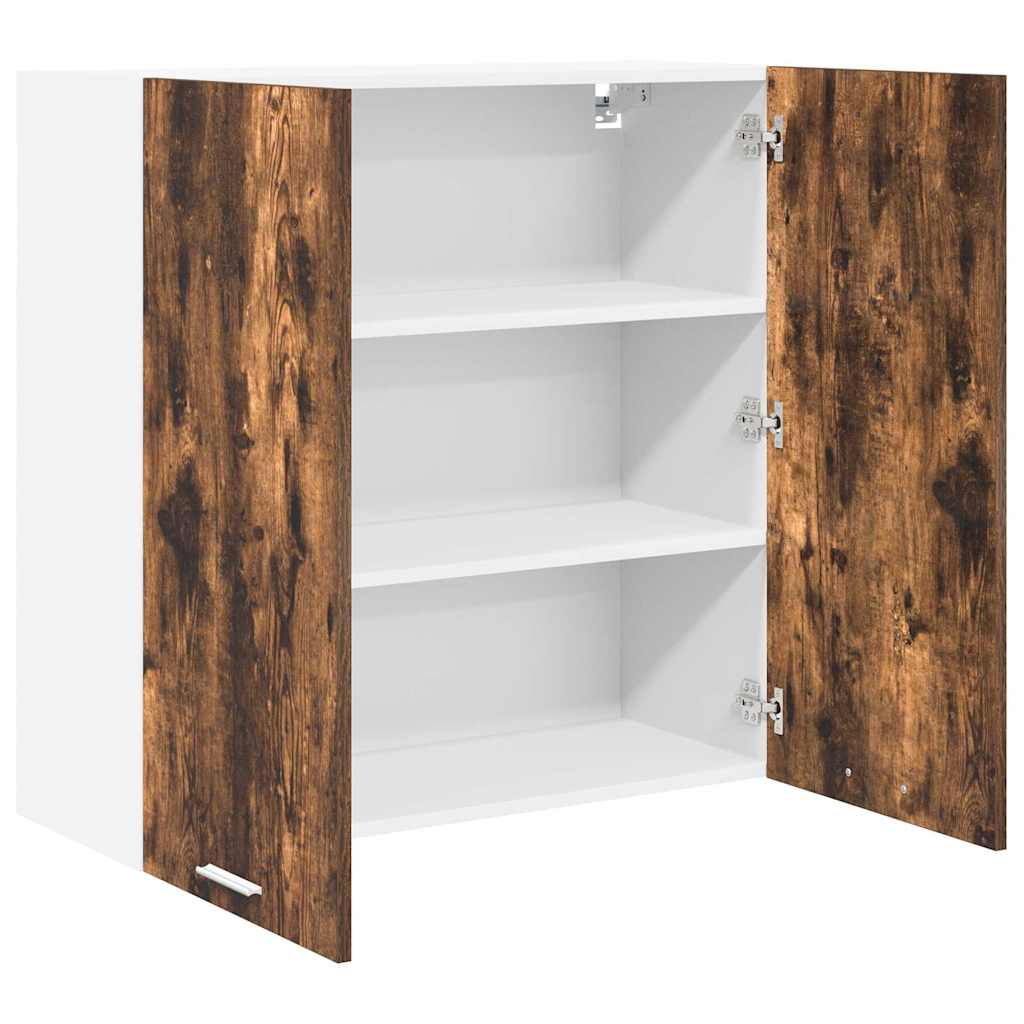 Závěsná Skříňka Kouřový Dub 80 X 31 X 80 Cm Kompozitní Dřevo