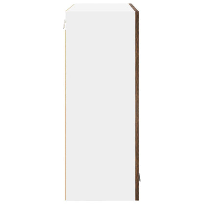 Závěsná Skříňka Kouřový Dub 80 X 31 X 80 Cm Kompozitní Dřevo
