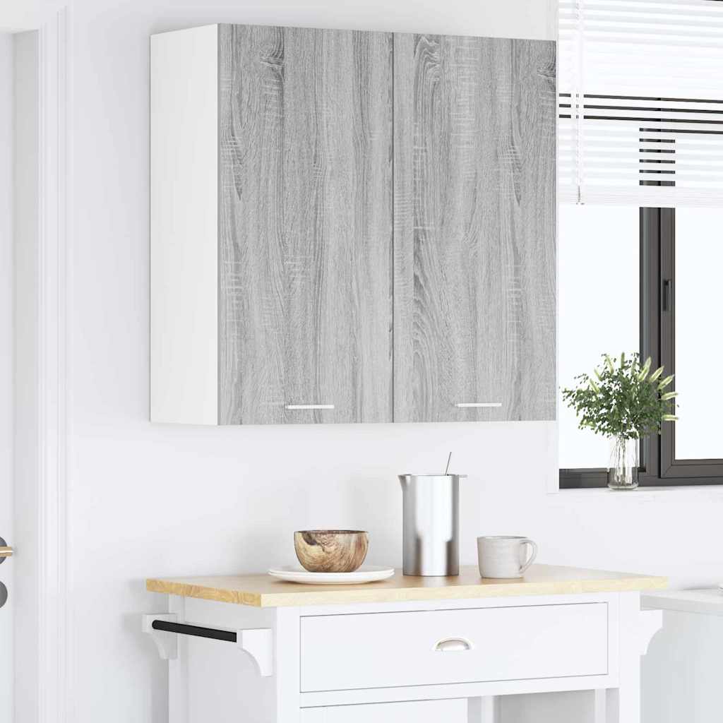 Závěsná Skříňka Šedá Sonoma 80 X 31 X 80 Cm Kompozitní Dřevo