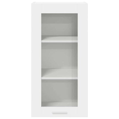 Závěsná Skříňka 2 Pcs Bílá Kompozitní Dřevo