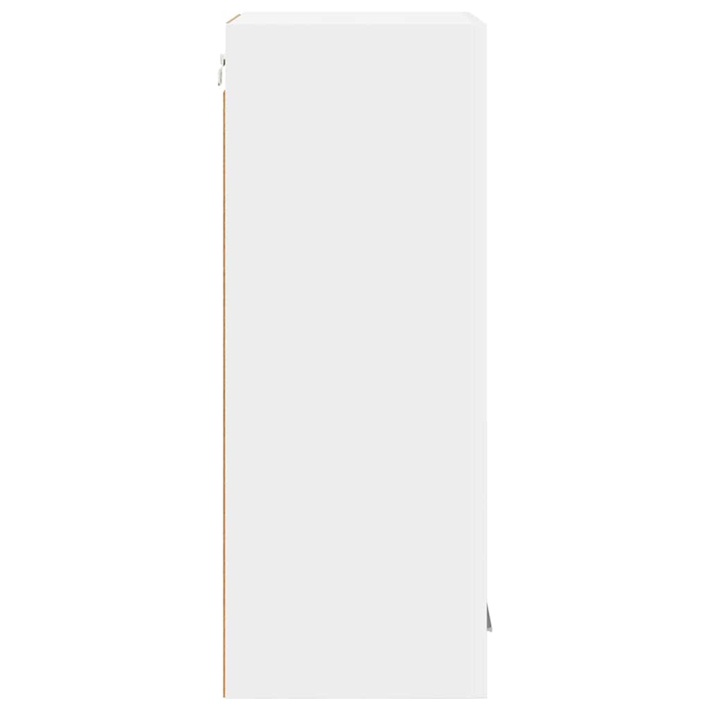 Závěsná Skříňka 2 Pcs Bílá Kompozitní Dřevo