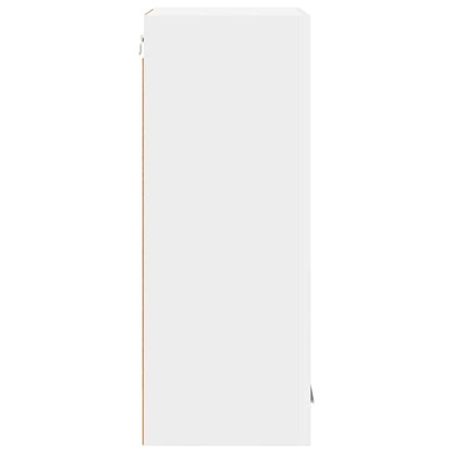 Závěsná Skříňka 2 Pcs Bílá Kompozitní Dřevo