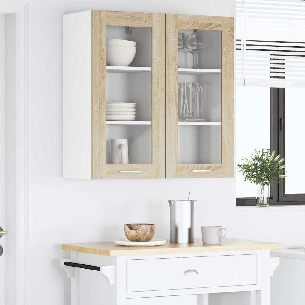Závěsná Skříňka Sonoma Dub 40 X 31 X 80 Cm Kompozitní Dřevo