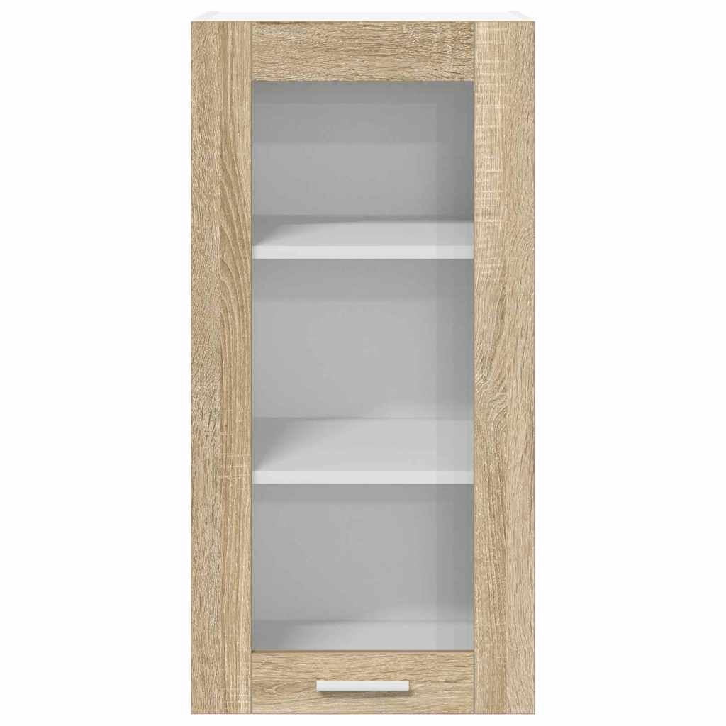 Závěsná Skříňka 2 Pcs Sonoma Dub Kompozitní Dřevo