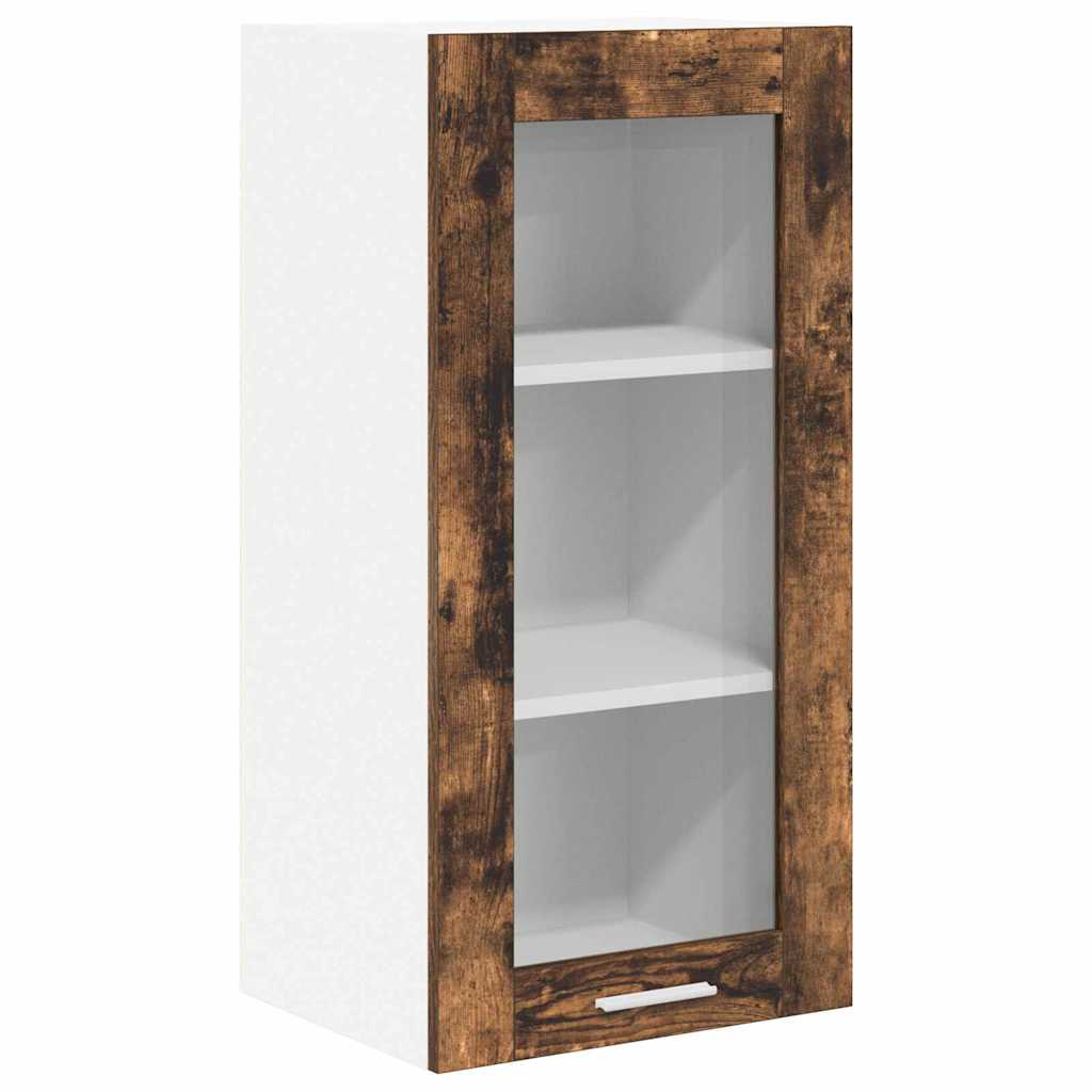 Závěsná Skříňka Kouřový Dub 40 X 31 X 80 Cm Kompozitní Dřevo