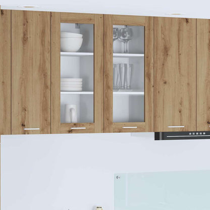 Závěsná Skříňka 2 Pcs Artisanový Dub Kompozitní Dřevo