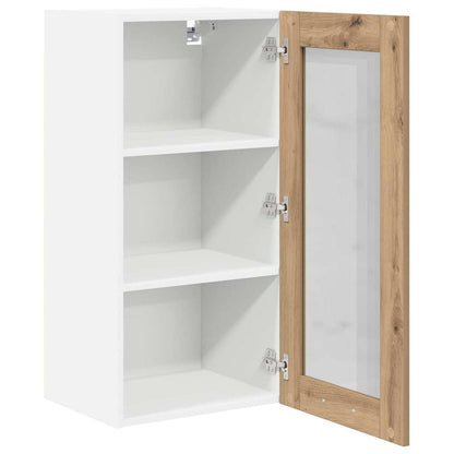Závěsná Skříňka 2 Pcs Artisanový Dub Kompozitní Dřevo