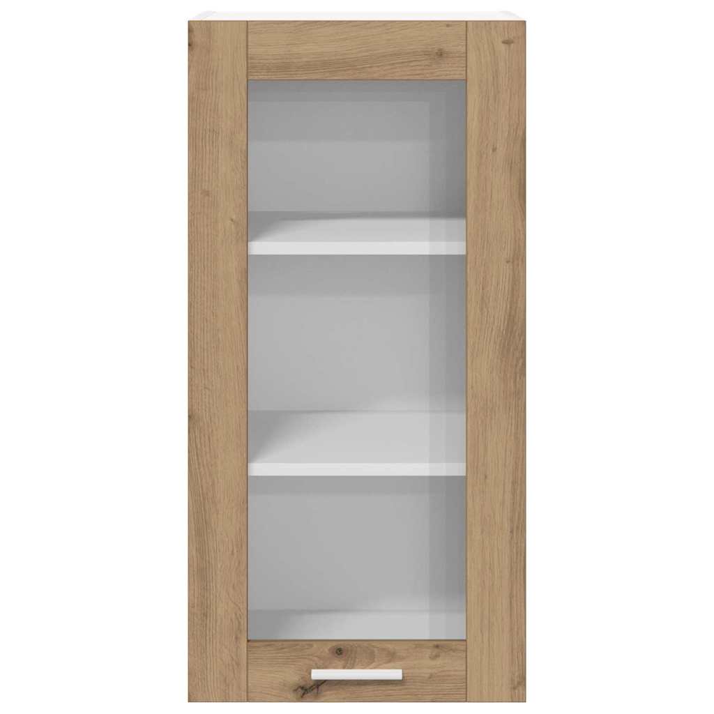 Závěsná Skříňka 2 Pcs Artisanový Dub Kompozitní Dřevo