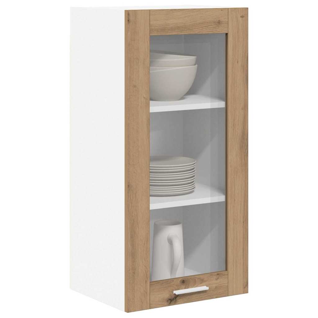 Závěsná Skříňka 2 Pcs Artisanový Dub Kompozitní Dřevo