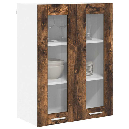 Závěsná Skříňka Kouřový Dub 60 X 31 X 80 Cm Kompozitní Dřevo
