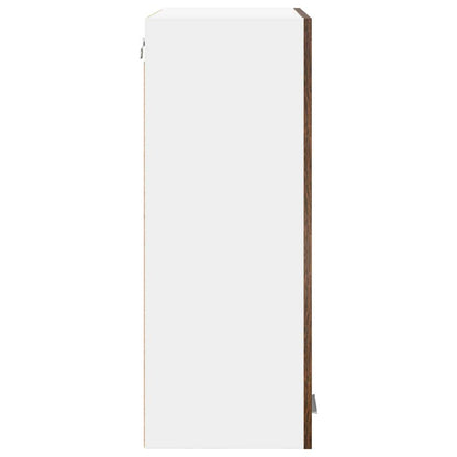 Závěsná Skříňka Kouřový Dub 60 X 31 X 80 Cm Kompozitní Dřevo