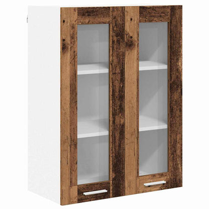 Závěsná Skříňka Staré Dřevo 60 X 31 X 80 Cm Kompozitní Dřevo