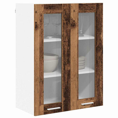 Závěsná Skříňka Staré Dřevo 60 X 31 X 80 Cm Kompozitní Dřevo